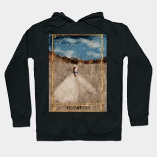 The empress tarot card watercolor witchy queen Hoodie